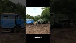 IFA W50 - Bergung aus dem Schlamm