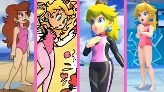 Evolution of Swimsuit Princess Peach (1990-2026)