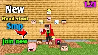 🌟how to join Head steal smp for minecraft java + mcpe || join minecraft Head steal smp server 1.21🌟