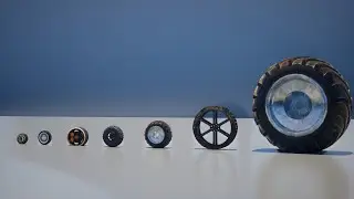 Wheel Size Comparison of different vehicles #comparison
