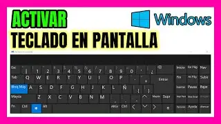 Cómo Activar el Teclado en Pantalla en Windows | Teclado Virtual (Fácil y Rápido)