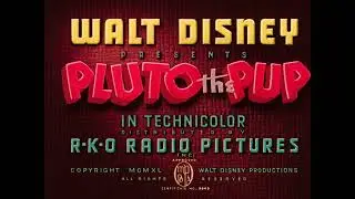 Pluto the Pup - Bone Trouble • 1940, RKO Titles