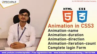 Animation in CSS3,Animation-name, animation-duration, animation-direction, animation-iteration-count
