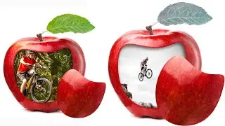 Object Photo Manipulation [Apple, cycle] in Photoshop cc