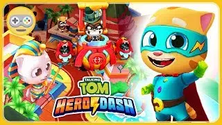 Говорящий Том погоня героев - Спасли Джинджера. Бег в Египте. Talking Tom Hero Dash обновление игры