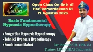 OPEN CLASS ONLINE SPESSIAL 17 AGUSTUS KEMERDEKAAN RI || HYPNOSIS