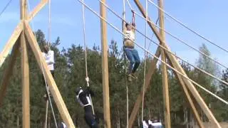 Гонка героев СПБ. По лианам