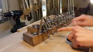 Marimbula (bass kalimba) with metal tines and tuned overtones