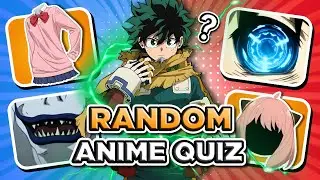50 ANIME RANDOM QUIZ 🔥 CAN YOU GUESS THEM ALL? | ANIME QUIZ 🔥