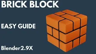 brick block modeling in blender 2.92 easy guide step by step