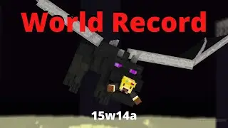Minecraft Speedrun World Record 15w14a
