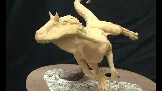 Art Lesson: How to Sculpt an Allosaurus Dinosaur in Polymer Clay Part 1 of 2