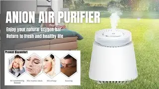 Air Purifier and Humidifier with Water Level Monitoring & Auto Sleep Mode