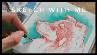 SKIZZENBUCHZEIT Nr. 1 - Mixed Media im Skizzenbuch  - ECHTZEIT Video
