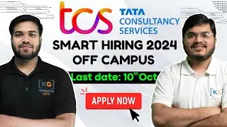 TCS Hiring 2024 Batch | TCS Off Campus Drive for 2024 Batch | TCS Smart Hiring 2024 | TCS Off Campus