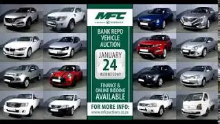 MFC Bank Repo Vehicle Auction - 24 Jan 2018