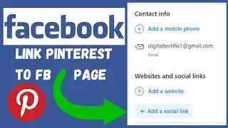 How to Link Pinterest Account to a Facebook Page on Laptop/PC