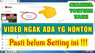 Viewers Youtube dikit pasti belum Setting 2022 ini