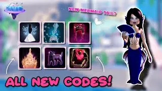ALL THE NEW CODES IN DRESS TO IMPRESS AND HOW TO UNLOCK THE NEW MERMAID SET!