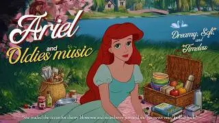 1950s Oldies Disney Music 🌸 Ariel Found Her World in a Quiet Meadow | Dreamy, Soft, Timeless