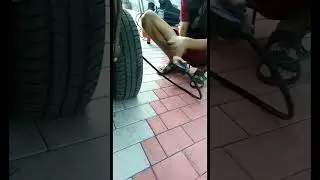 Бесконечно накачивает колесо ￼