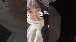 Korean girl smoking spitting B2