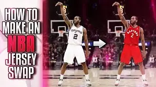 HOW TO CREATE NBA JERSEY SWAPS FOR BEGINNERS! FASTEST AND EASIEST METHOD/TUTORIAL!! | Photoshop CC