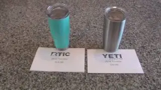 Yeti vs RTIC - Tumbler Test