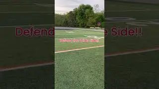 Defend the wide side of the field. Force the offense to the boundary! #football