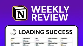 End of Week Review in Notion (the TAB System 👀)