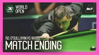 O'Sullivan vs White R2 MATCH ENDING! | World Open 2024