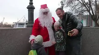 Дед Мороз на рыбалке