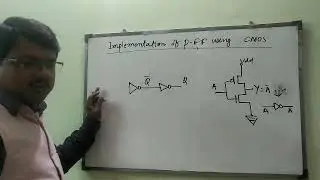 Implementation of D Flip Flop using CMOS
