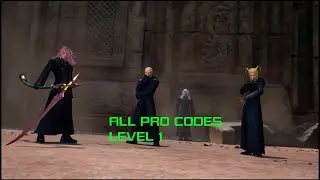 Kingdom Hearts III - Luxord, Marluxia and Larxene No Damage/All Pro Codes/Restrictions (LV1 CM)