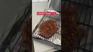 ChatGPT instructions to cook a ribeye steak 😋🤔 #ai #chatgpt #steak #cookinghacks