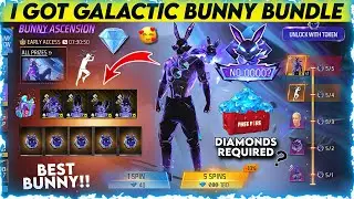 FREE FIRE GALACTIC BUNNY BUNDLE EVENT | I GOT GALACTIC BUNNY BUNDLE | BUNNY ASCENSION EVENT