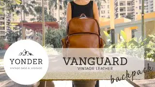 Vanguard Vintage Leather Backpack | Yonder Bags