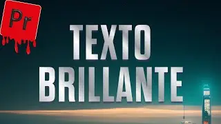 Intro con brillo, animación de texto | Adobe Premiere Pro