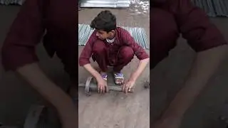 Folding Shutter Gate Making for Shops | Rolling Shutter Door for Shop Security #newshorts #shortfeed