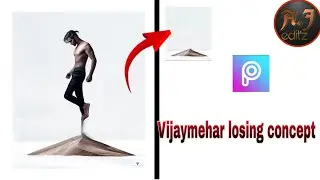 Vijay mehar losing concept art work ||in picsart step by step