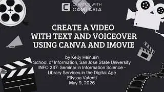 Video editing in Canva and iMovie
