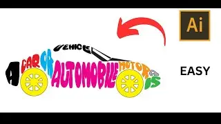 Radical Text Shapes Logo Design | Logo Design Tutorial | Step By Step
