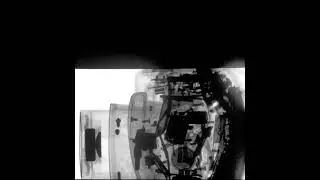 X-ray video of digital camera crushed in hydraulic press