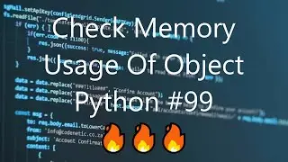 #99 Check Memory Usage Of Object - Python Tips & Tricks | #CodePointer #Shorts 🔥