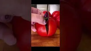 Быстрая   и оригинальная  закуска к шашлыку 🍲Ну очень креативно!  просто и вкусно ! еда #рецепт