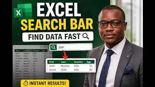Excel Search Bar That Actually Works | No VBA Required