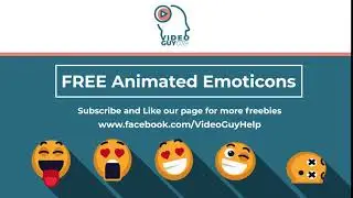5 Free Animated Emoji After effects! Premiere! Canva!