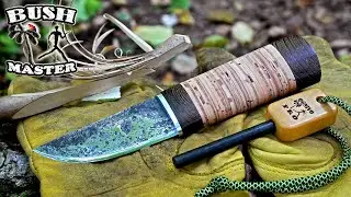 Тест ножа Северный от компании Русский Булат. Ножи для леса.