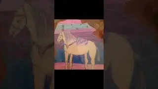 Drawing of a unicorn