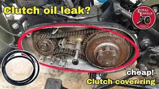Royal Enfield Bullet Clutch Oil Change Vintage | No Oil Leak | Ep- 6